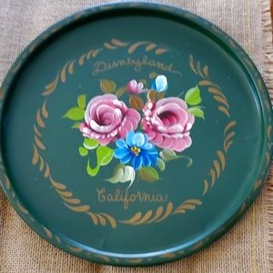 Vintage collectible Disneyland metal plate